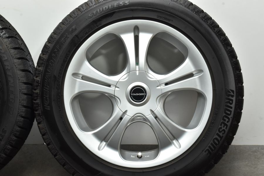 ２３年バリ溝イボ残り有　 アクア　ソリオ　ヴィッツ バリ溝】ボルボ S60 V60 純正 オプション 19in 8J +42 PCD108