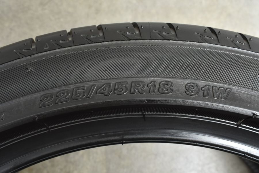 2018年製　ブリヂストン　レグノ　GR001　225/45R18　国産　バリ溝 新車外し バリ溝】ブリヂストン レグノ GR001 225/45R18 4本