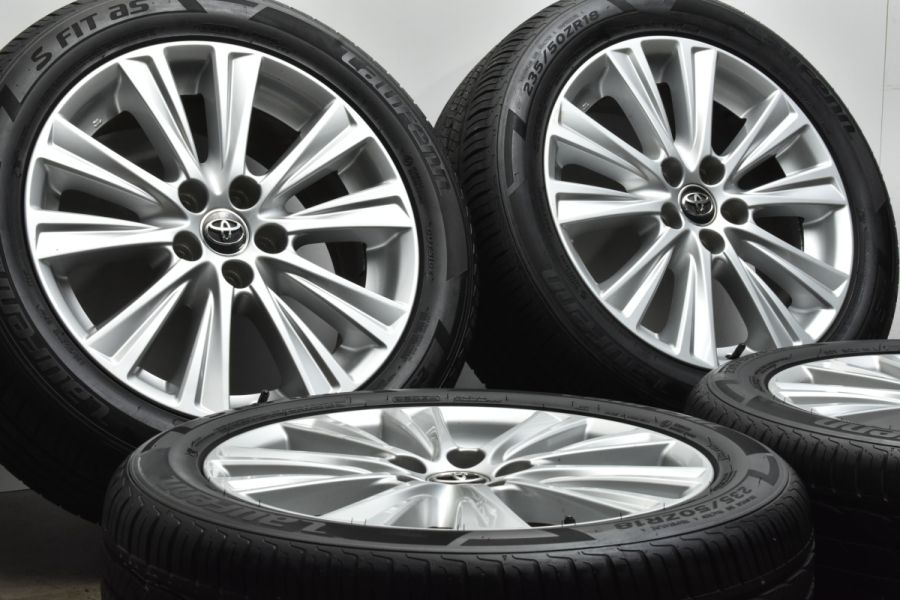 小次郎様送料込みトヨタ純正 30系 アルファード バリ山 235/50R18 中古 ホイール交換 トヨタ アルファード ヴェルファイア30系