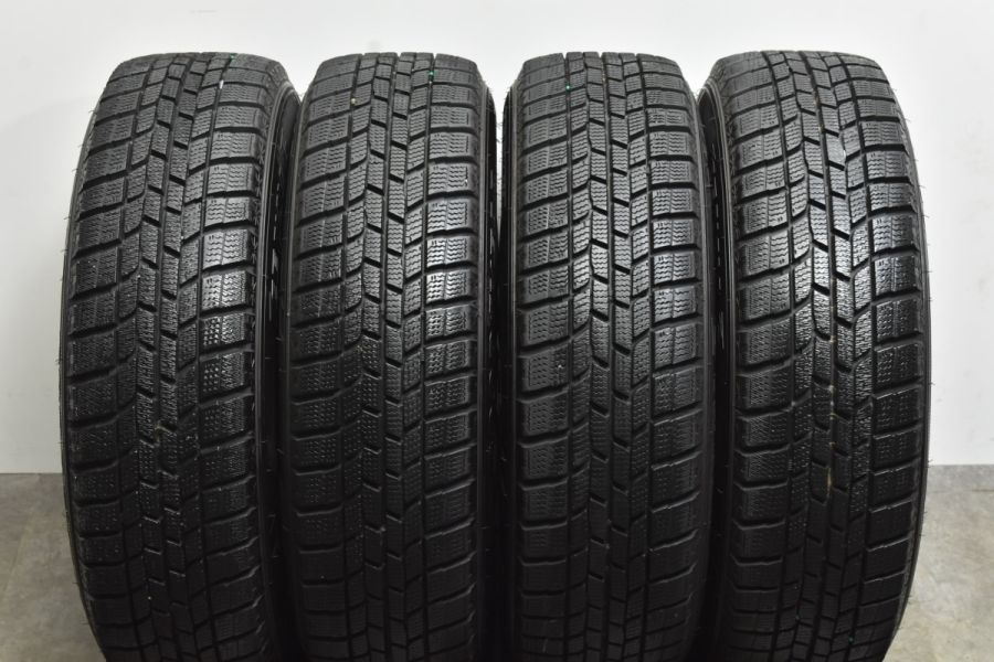 【バリ溝 美品】ラブリオン 14in 5.5J +38 PCD100 グッドイヤー アイスナビ6 165/65R14 タンク パッソ ルーミ トール  ストーリア ブーン