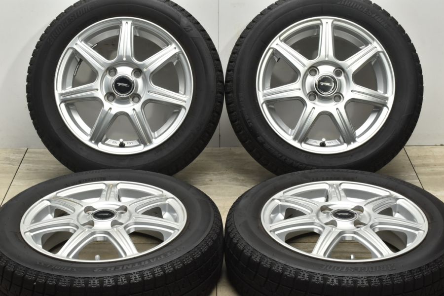 程度良好品】トップラン 14in 4.5J +45 PCD100 ブリジストン 