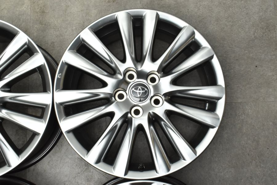 美品】トヨタ 60 ハリアー 18in 7.5J +45 PCD114.3 4本セット RAV4