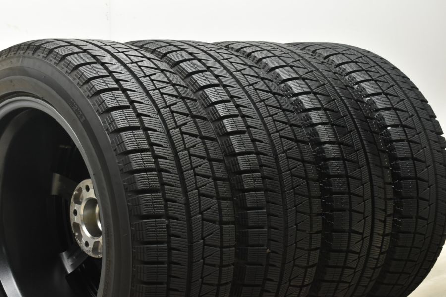 バリ溝 美品】ZART 17in 7J +38 PCD114.3 ブリジストン アイス