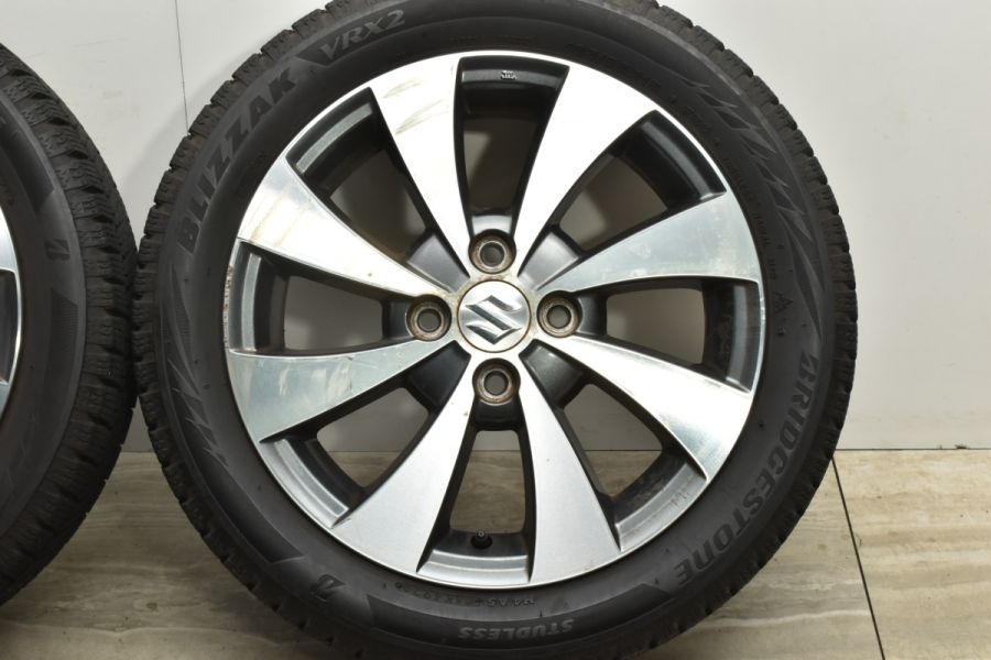 VRX2付 良好品】スズキ ワゴンR 純正 15in 4.5J+45 PCD100