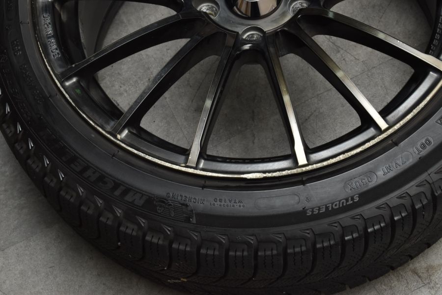 程度良好】WedsSport SA-15R 18in 8.5J +48 PCD114.3 ミシュラン X-ICE3+ 225/45R18 カムリ  クラウン マークX ジューク RX-8 レヴォーグ 中古 スタッドレスタイヤホイールセット | パーツ販売ナンバーワン