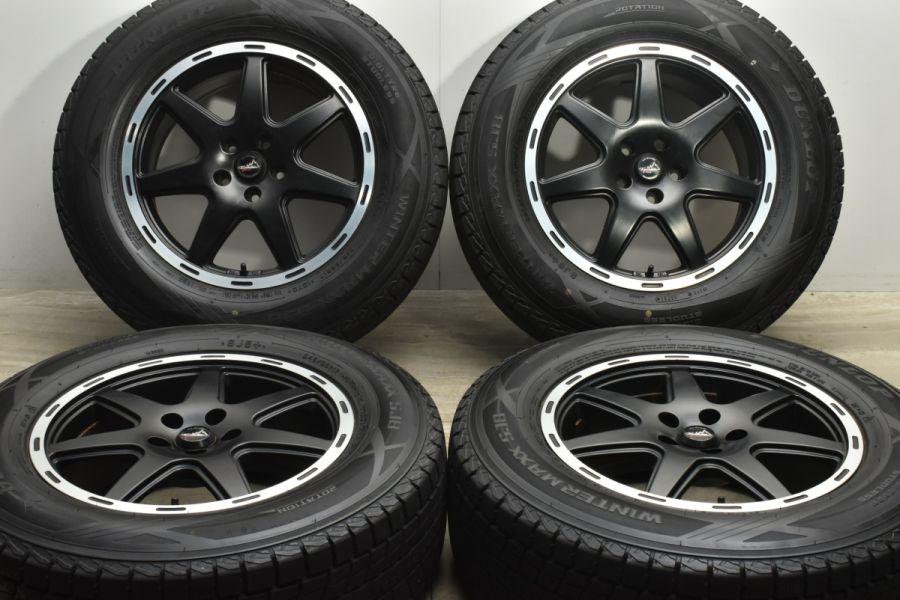 希少サイズ】ティラード クロス 17in 7.5J +44 PCD110 ダンロップ ウィンターマックス SJ8＋ 245/65R17 ジープ  チェロキー スタッドレス 中古 スタッドレスタイヤホイールセット | パーツ販売ナンバーワン