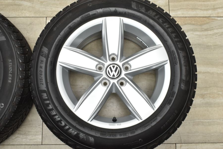 バリ溝 美品】VW 純正 オプション コルヴァーラ 16in 6.5J +42 PCD112 