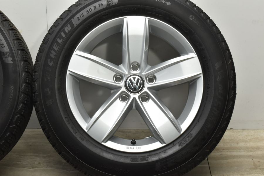 バリ溝 美品】VW 純正 オプション コルヴァーラ 16in 6.5J +42 PCD112