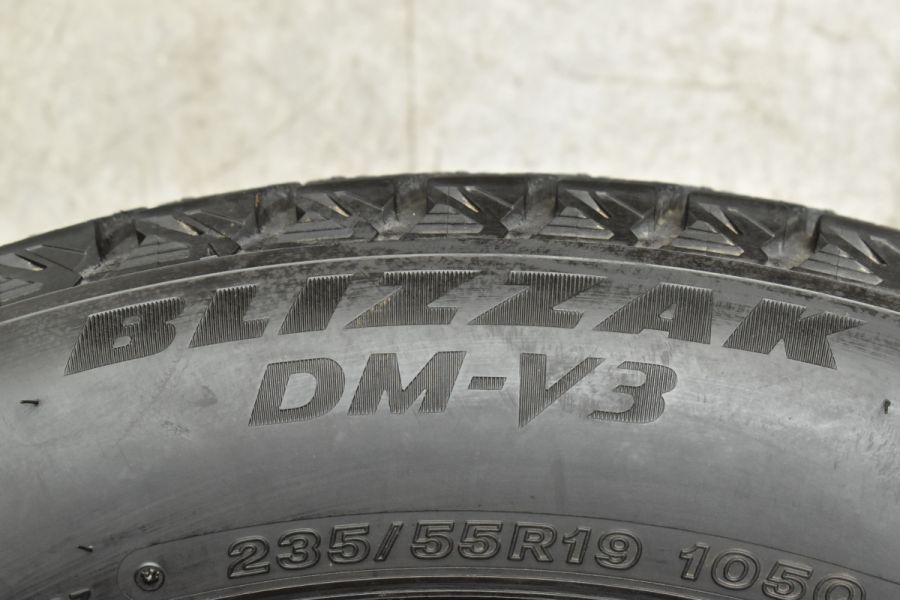 バリ溝 スタッドレス】ブリヂストン ブリザック DM-V3 235/55R19 2021