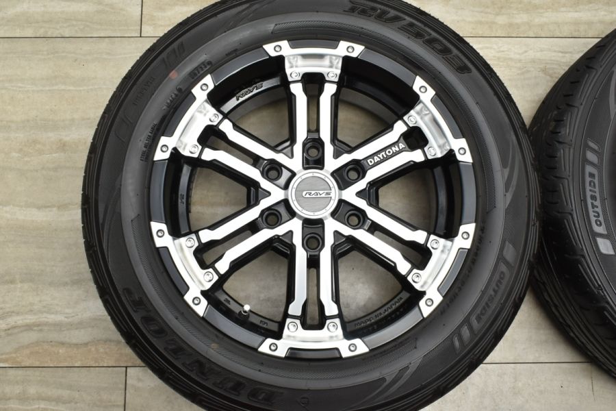 2023年製 バリ溝 美品】RAYS デイトナ FDX 17in 6.5J +48 PCD139