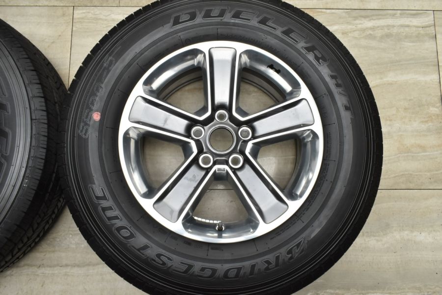 新車外し バリ溝 美品】ジープ JL ラングラー サハラ 純正 18in