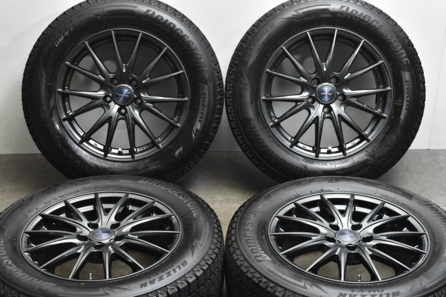 2022年製 バリ溝 DM-V3付 美品】VELVA 17in 7J +40 PCD114.3 