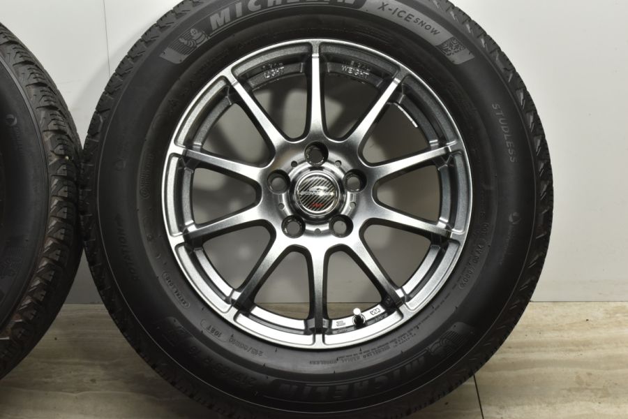 バリ溝 美品】シュナイダー 16in 6.5J+38 PCD114.3 ミシュラン X-ICE
