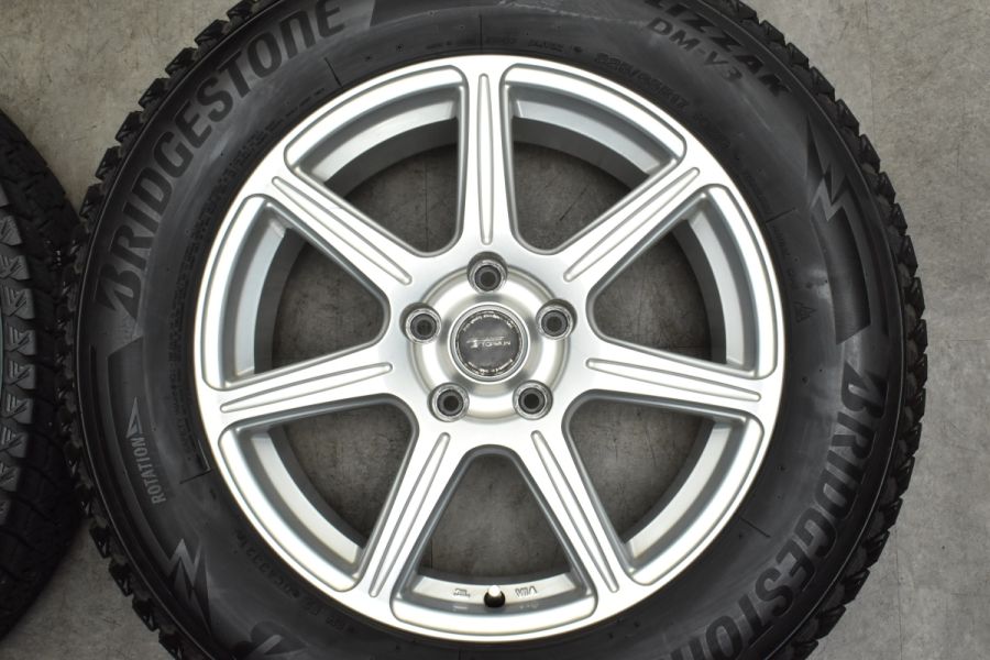 トップラン◇7J 17in IS45 PCD114.3-5H◇225/65R17 BS ブリザック DM