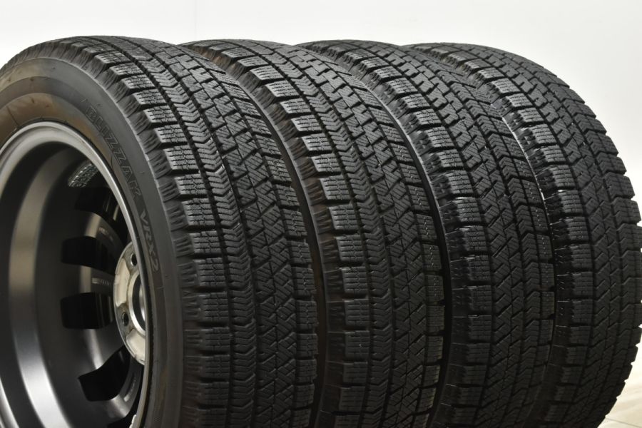 良好品】シビラ NEXT W-5 14in 4.5J +45 PCD100 ブリヂストン ブリザック VRX2 155/65R14 N-BOX サクラ  デイズ ワゴンR アルト タント 中古 スタッドレスタイヤホイールセット | パーツ販売ナンバーワン