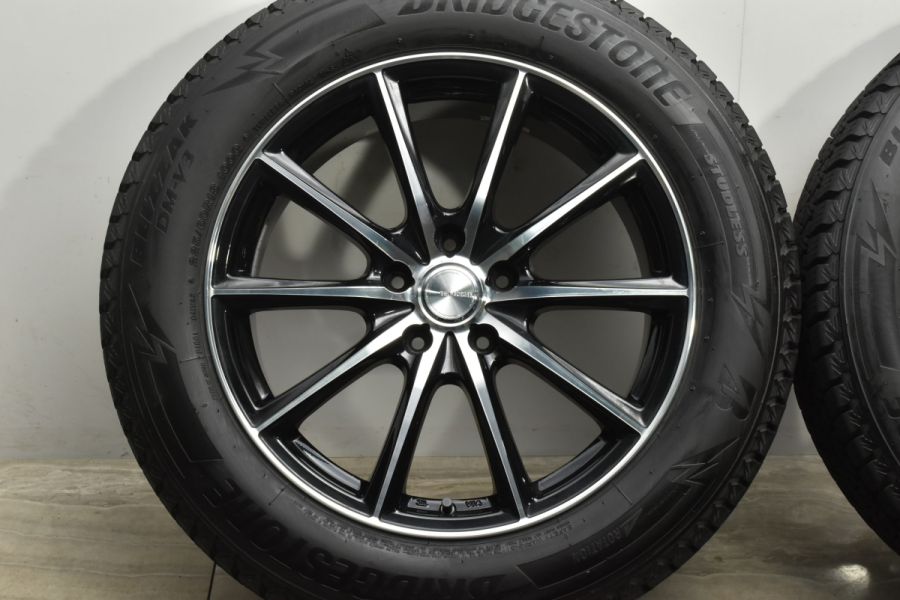 バリ溝 DM-V3付 美品エコフォルム 18in 7.5J +42 PCD114.3