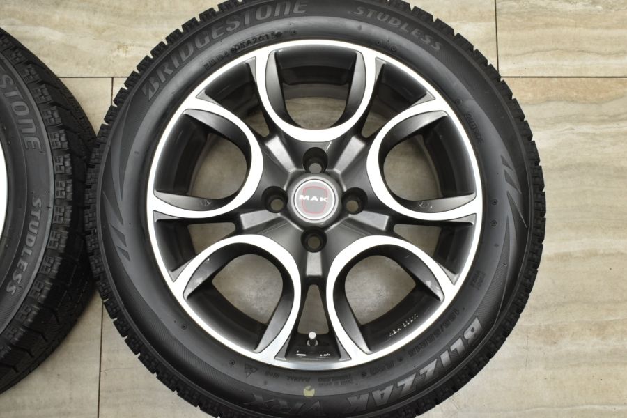 希少サイズ 美品】FIAT フィアット 500 純正サイズ MAK トリノ