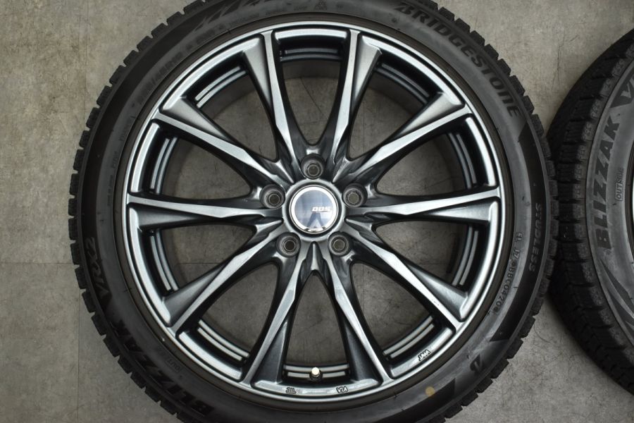 バリ溝】DOS 18in 7.5J +38 PCD114.3 ブリジストン ブリザック VRX2