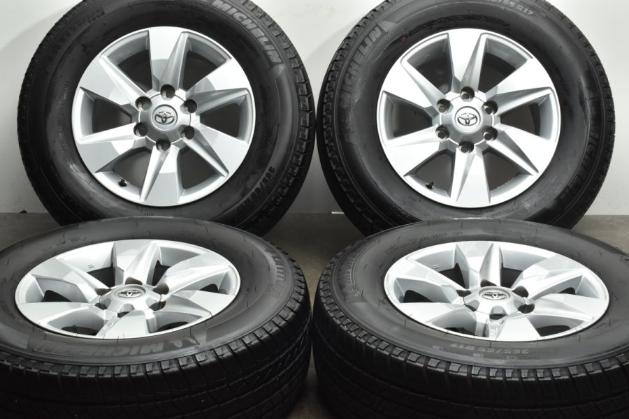 バリ溝送料込み！値段相談可！ミシュラン265/65R17 プラド純正タイヤ 2021年製 バリ溝 美品】トヨタ 150 ランドクルーザープラド 後期