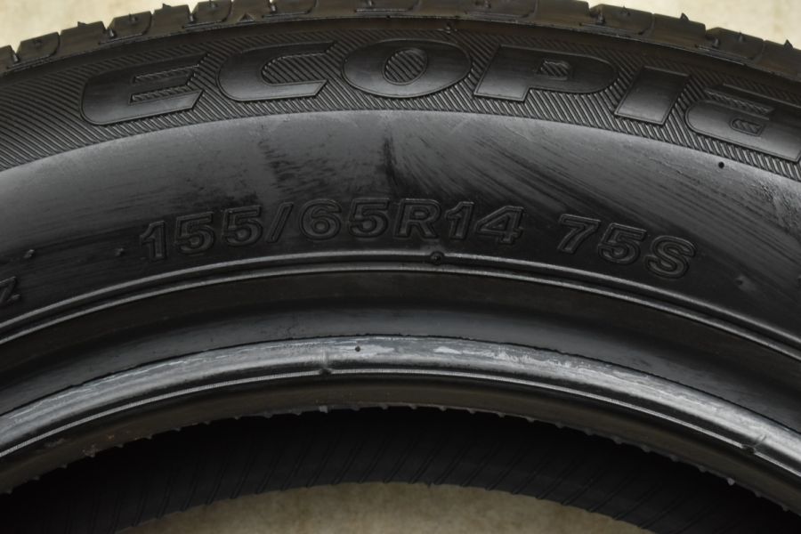 2022年製 バリ溝】ブリジストン エコピア EP150 155/65R14 4本
