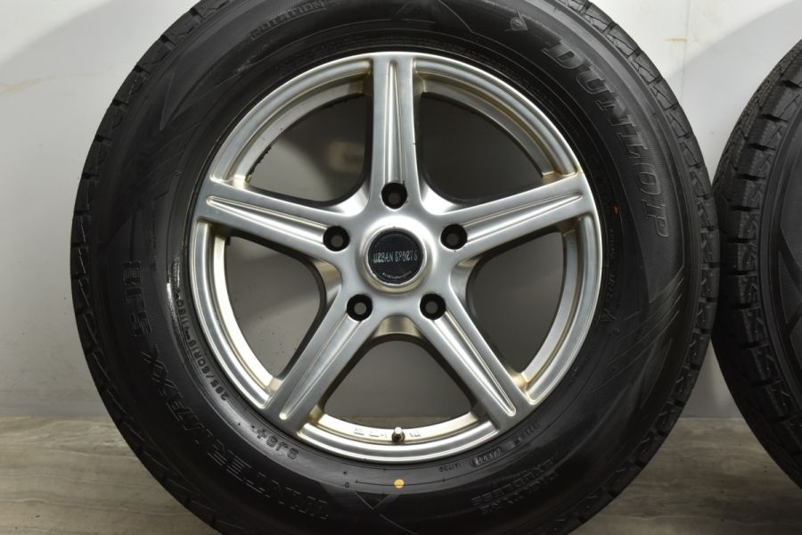 2022年製 バリ溝】アーバンスポーツ 18in 8.5J +50 PCD150 ダンロップ 