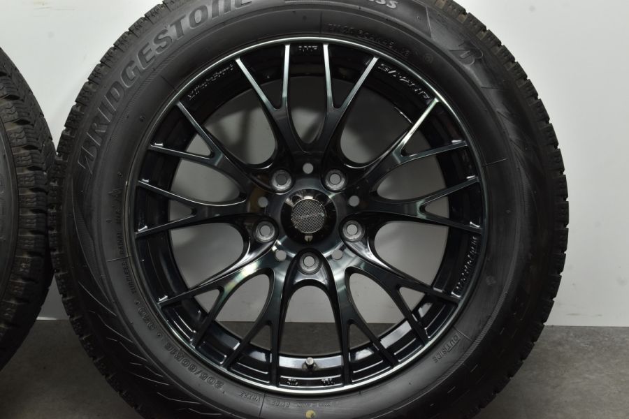 【美品 バリ溝】ウェッズ WedsSport SA-20R 16in 7J +52 PCD114.3 ブリザック VRX2 205/60R16 ノア  ヴォクシー ステップワゴン アクセラ