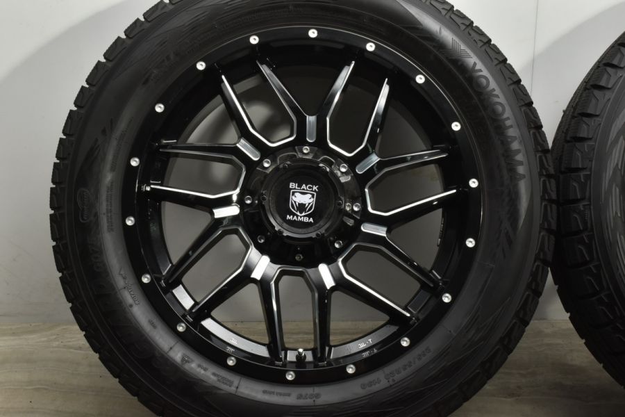 ブラックマンバ　「BLACK MAMBA」 ホイールセット 2022年製 バリ溝 美品】レクサス LX600 ランドクルーザー300 サイズ