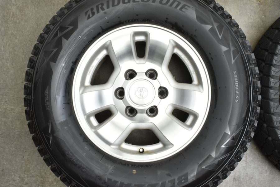 ブリジストンスタッドレス付き185サーフ純正ホイール4本セット265/70R16 ブリジストンスタッドレス付き185サーフ純正ホイール4本セット265