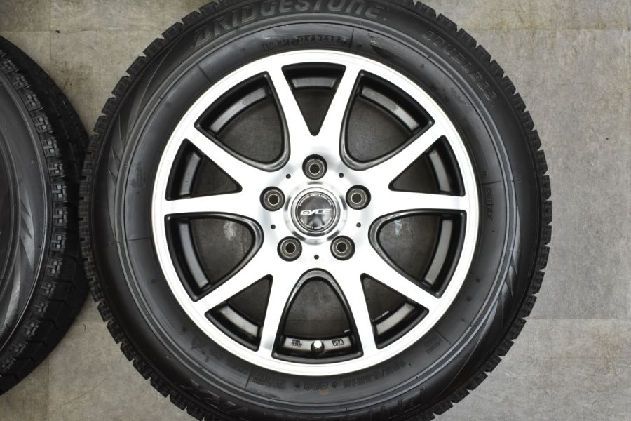 【程度良好品】WEDS GYLE 15in 6J +53 PCD114.3 ブリヂストン ブリザック VRX 185/65R15 ホンダ フリード  トヨタ ジャパンタクシー 等に