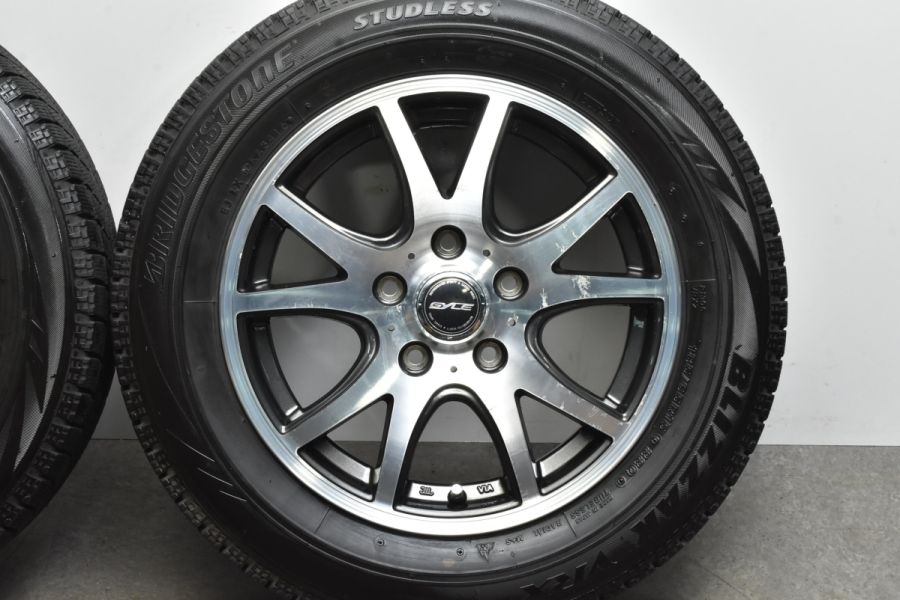 【程度良好品】WEDS GYLE 15in 6J +53 PCD114.3 ブリヂストン ブリザック VRX 185/65R15 ホンダ フリード  トヨタ ジャパンタクシー 等に