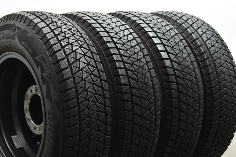 バリ溝 美品】カゼラ H301 15in 6J ±0 PCD139.7 ブリジストン ブリザック DM-V2 195/80R15 スズキ ジムニーシエラ  JB74 スタッドレス 中古 スタッドレスタイヤホイールセット | パーツ販売ナンバーワン