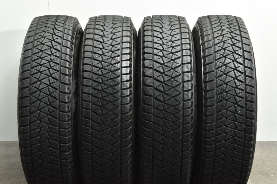 【バリ溝 美品】カゼラ H301 15in 6J ±0 PCD139.7 ブリジストン ブリザック DM-V2 195/80R15 スズキ  ジムニーシエラ JB74 スタッドレス