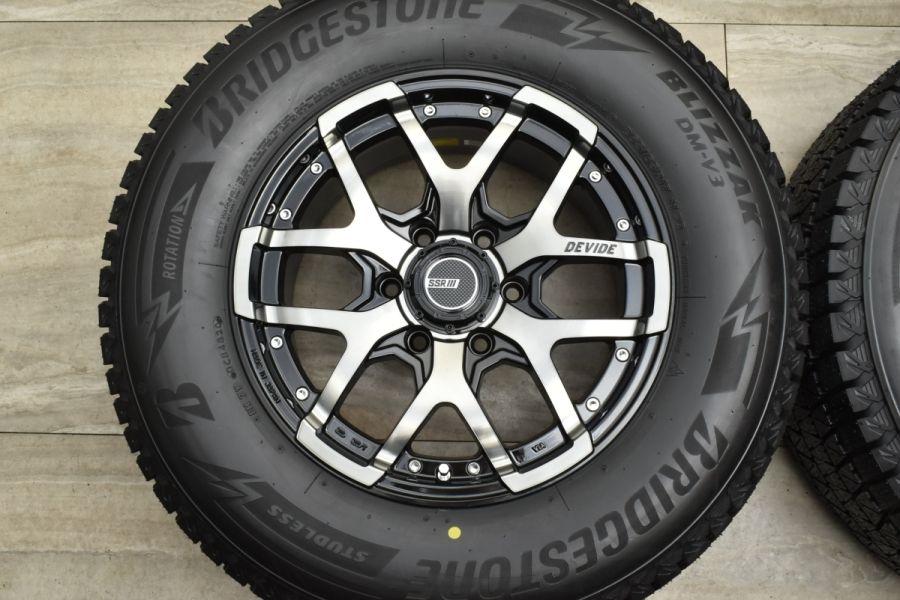 未走行 バリ溝 DM-V3付 美品】SSR DEVIDE ZS 17in 8J +20 PCD139.7 ブリジストン 265/65R17  ランドクルーザープラド ハイラックスサーフ 中古 スタッドレスタイヤホイールセット | パーツ販売ナンバーワン