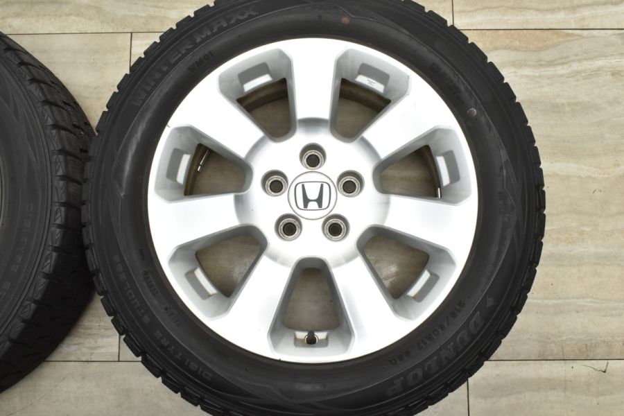 ホンダオデッセイ純正ホイール冬タイヤダンロップ 17インチ 215／60R17