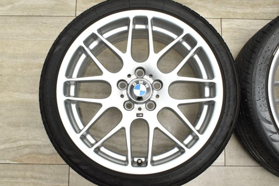 超希少 BBS製 正規品】BMW E46 M3 CLS 純正OP 19in 8J +47 9.5J +27 PCD120 ナンカン NS-20  225/40R19 255/35R19 クロススポーク 163M 中古 タイヤホイールセット | パーツ販売ナンバーワン