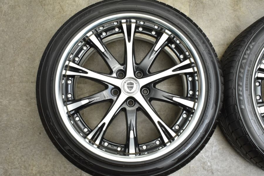 美品 バリ溝】WORK シュバート SC4 19in 8J +55 PCD114.3 ファイアストーン 225/45R19 C-HR エスティマ  オデッセイ ヴェゼル アクセラ 中古 タイヤホイールセット | パーツ販売ナンバーワン