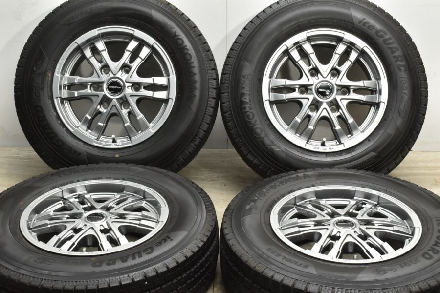 2022年製 バリ溝美品】BISON 15in6J+33 139.7 ヨコハマ アイスガード  