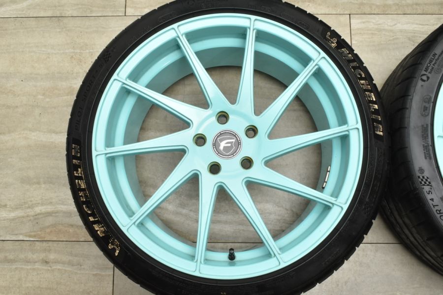 希少品】フォージスター F10D 19in 9J +27 PCD112 ミシュラン パイロットスポーツ 4S 255/35R19 アウディ TT A5  A6 S4 S5 カスタム用に 中古 タイヤホイールセット | パーツ販売ナンバーワン