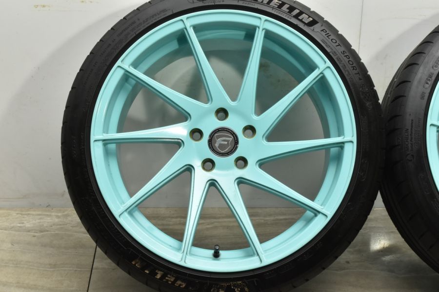 希少品】フォージスター F10D 19in 9J +27 PCD112 ミシュラン パイロットスポーツ 4S 255/35R19 アウディ TT A5  A6 S4 S5 カスタム用に 中古 タイヤホイールセット | パーツ販売ナンバーワン