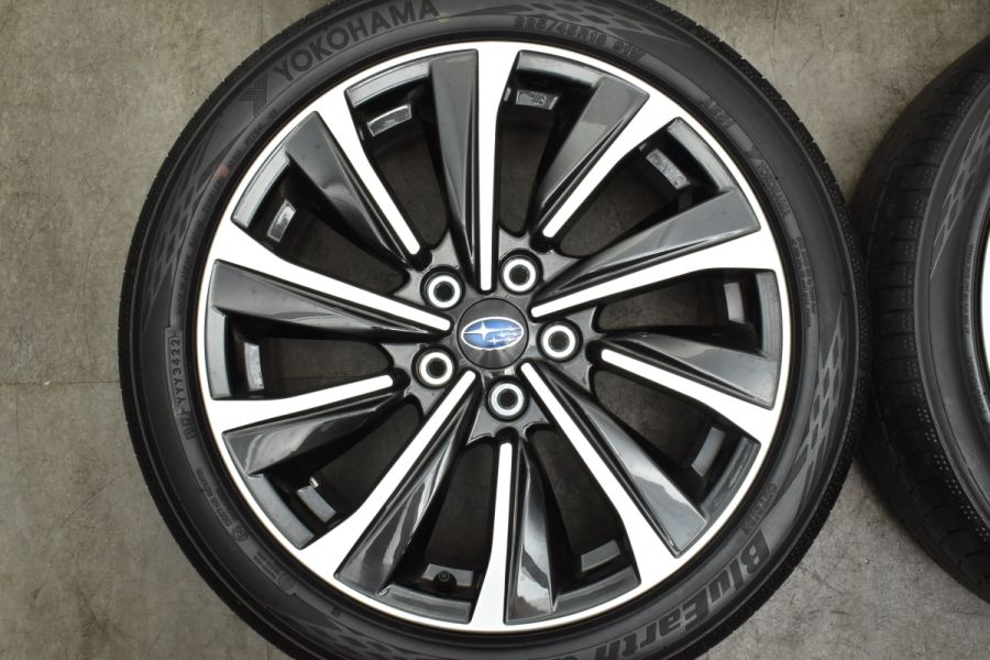 バリ溝 美品】スバル VN レヴォーグ STI スポーツ 純正 18in 7.5J +55