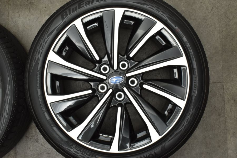 バリ溝 美品】スバル VN レヴォーグ STI スポーツ 純正 18in 7.5J +55