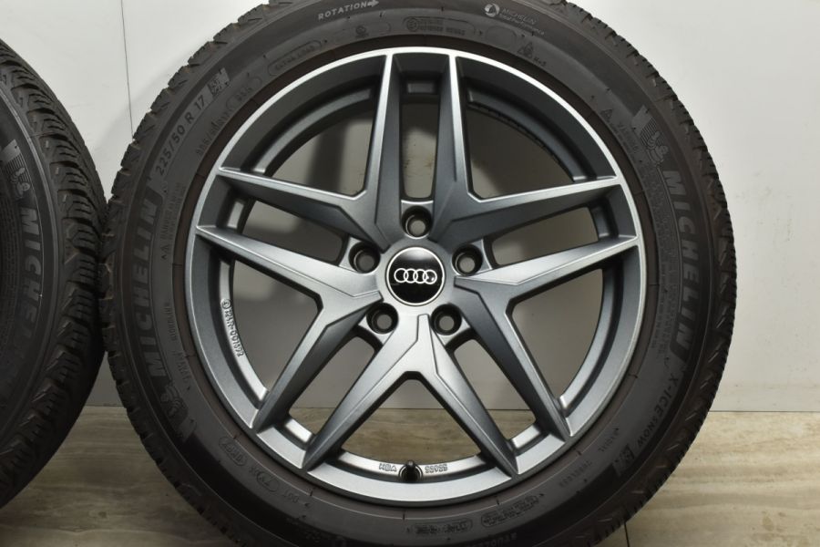 バリ溝 美品】ボルベット 17in 7.5J +29 PCD112 ミシュラン X-ICE SNOW 225/50R17 アウディ A4 A5 A6  スタッドレス BORBET 中古 スタッドレスタイヤホイールセット | パーツ販売ナンバーワン