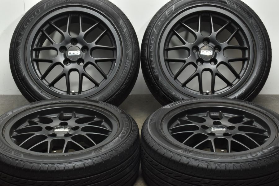 程度良好品】BBS ジャーマニー RX243 17in 7.5J+45 PCD114.3 ブリヂストン レグノ GR-XI 225/50R17  レクサス GS RC オデッセイ アコード 中古 タイヤホイールセット | パーツ販売ナンバーワン