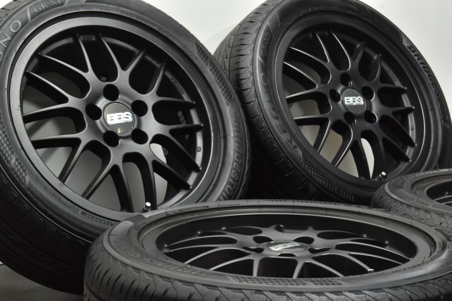 【程度良好品】BBS ジャーマニー RX243 17in 7.5J+45 PCD114.3 ブリヂストン レグノ GR-XI 225/50R17  レクサス GS RC オデッセイ アコード