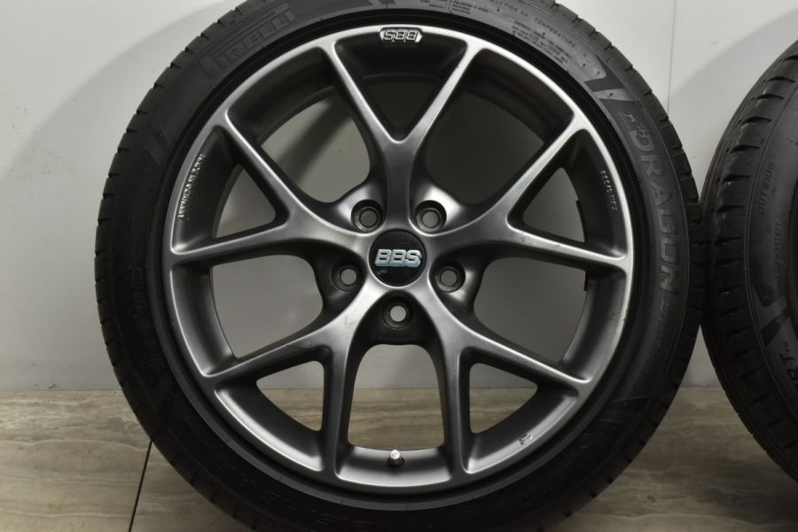人気ホイール】BBS SR007 17in 7.5J +45 PCD108 ピレリ ドラゴン