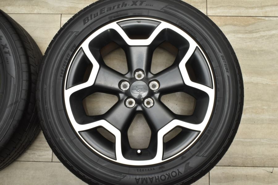 2022年製 バリ溝】スバル GP系 XV 純正 17in 7J +48 PCD100 ヨコハマ