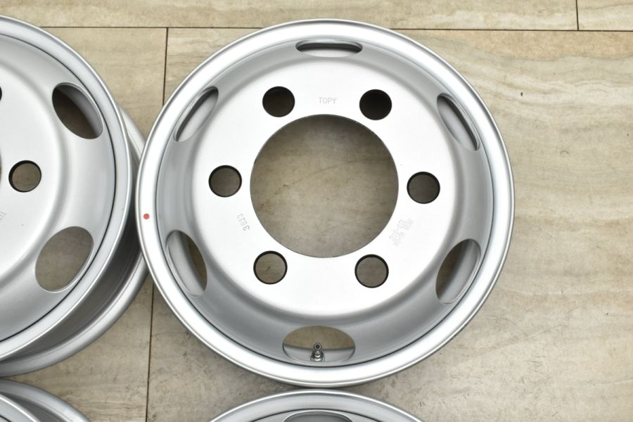 16×6K 128-8TC 6穴 キャンター/デュトロ/TOPY/6本 BH7 送料無料・消費税込み! 1枚価格 新車外し（新古品） トピー
