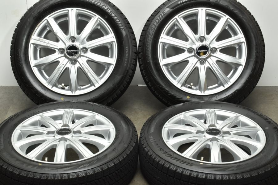 バリ溝 2022年製】バルミナ 14in 4.5J +45 PCD100 ブリヂストン