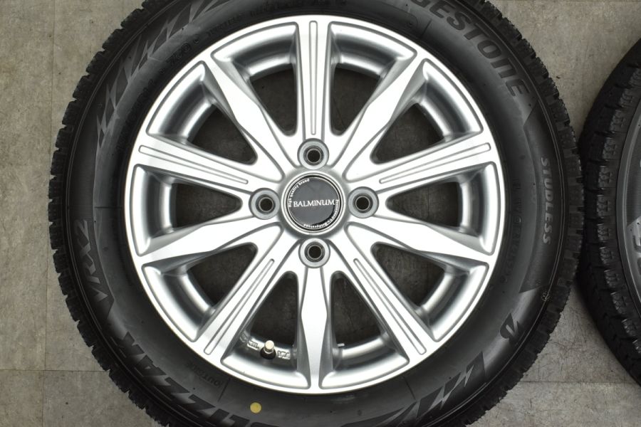 バリ溝 2022年製】バルミナ 14in 4.5J +45 PCD100 ブリヂストン