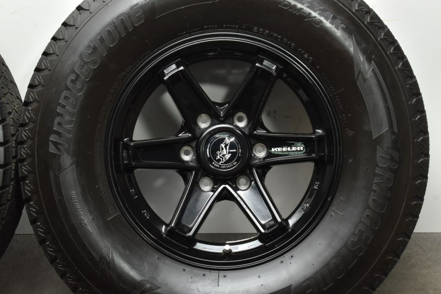 バリ溝】キーラー タクティクス 16in 7J +26 PCD139.7 ブリヂストン